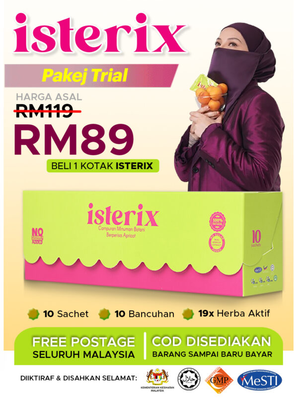 PAKEJ TRIAL - 1 Kotak Isterix